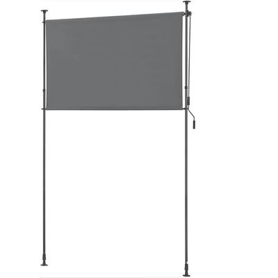 Privacy Screen Outdoor Vertical Awning No Drilling Required 100*270 with Powder Coating
