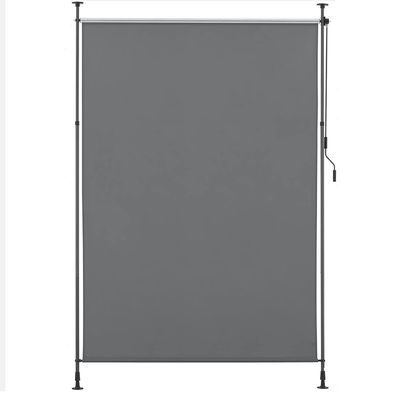 Privacy Screen Outdoor Vertical Awning No Drilling Required 100*270 with Powder Coating